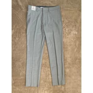 Reaction Kenneth Cole Light Gray Premium Stretch Viscose Pants 33Wx32L‎